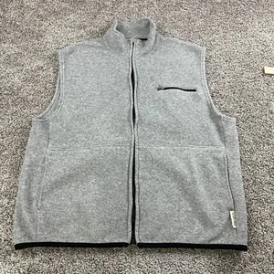 Vintage Russell Athletic Vest Mens 2XL XXL Gray Outdoor Jacket Sleeveless Fleece - Picture 1 of 9