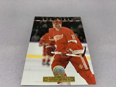 1994 Donruss The Leaf Set Hockey Card #368 Shawn Burr Detroit Red Wings - Image 1 of 4