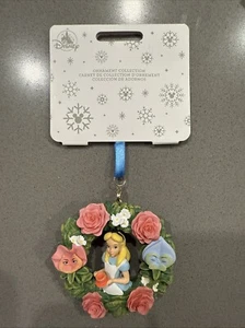 Disney Parks Epcot UK Alice Mad Tea Party Christmas Ornament New with Tag - Picture 1 of 8