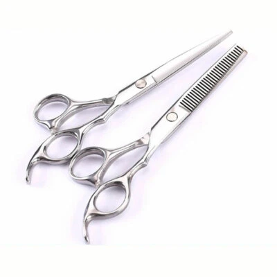 Professional Barber Salon Hairdressing Hair Cutting Thinning Scissors Shears Set - Image 1 of 3