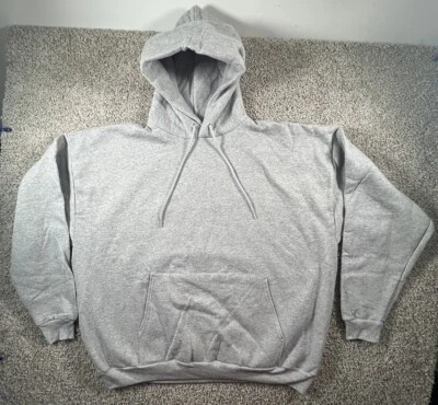 Vintage 90s Streetwear Mens 3XL Blank  Hoodie Sweater Pullover New - Image 1 of 4