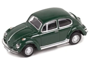 VW Volkswagen Maggiolino / Maggiolino - verde scuro - Cararama 1:72 - Foto 1 di 6