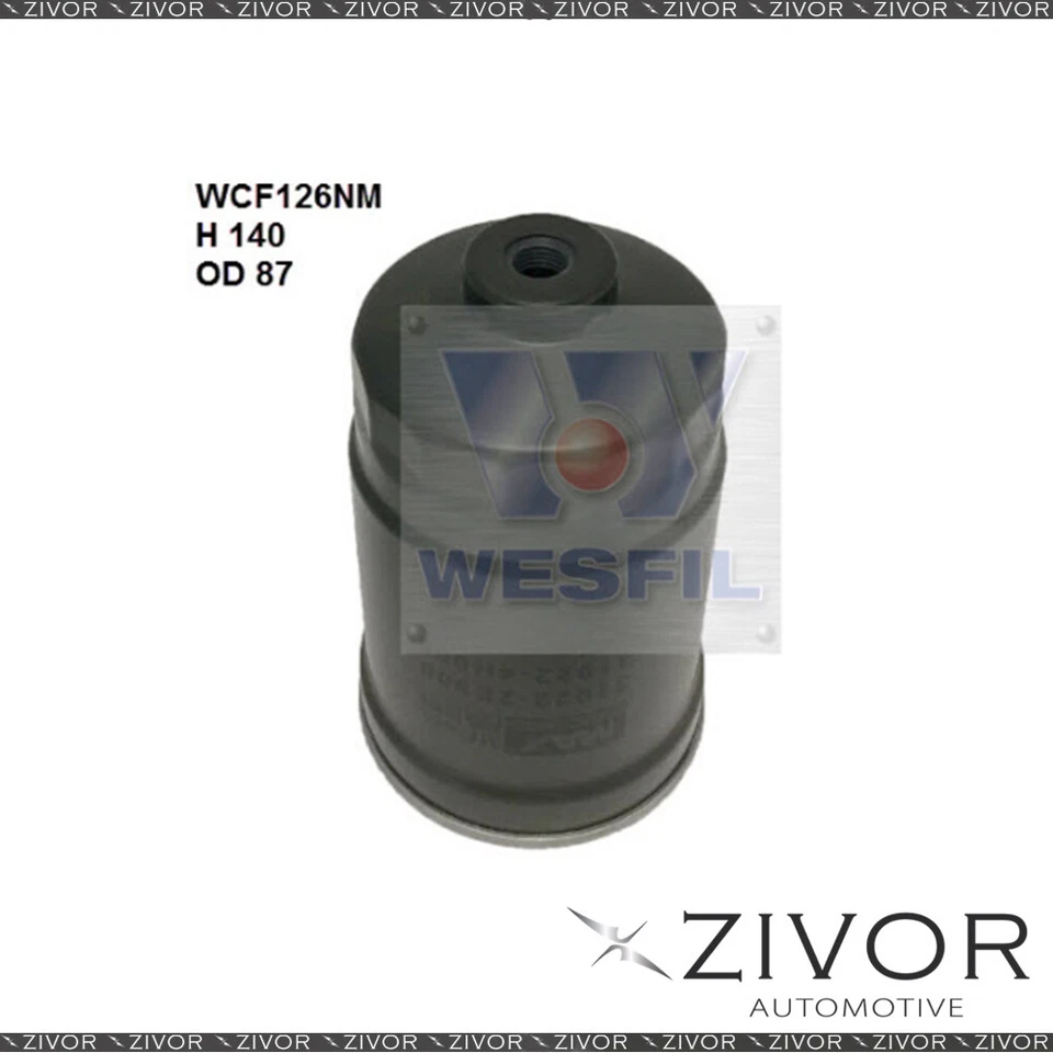 NIPPON MAX FUEL Filter For Hyundai Tucson 2.0L CRDi 01/06-01/10 -WCF126NM - image 1 of 1