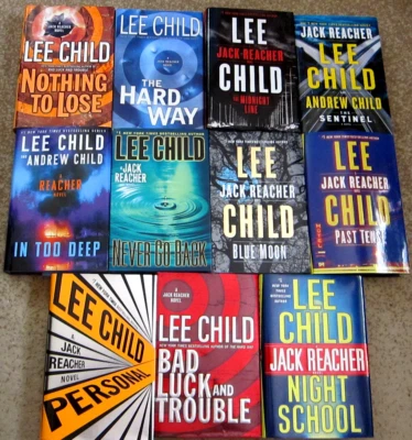 Lee Child book lot- 10 hardcover Jack Reacher novels ! Foto 1 de 3