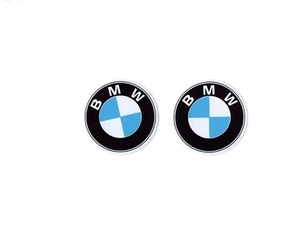 Vintage Sticker Set Of 2 BMW Motorcycle Auto - Picture 1 of 1