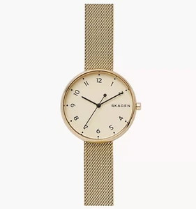 Nuevo Reloj Skagen Signatur Malla Acero Tono Dorado - Imagen 1 de 1