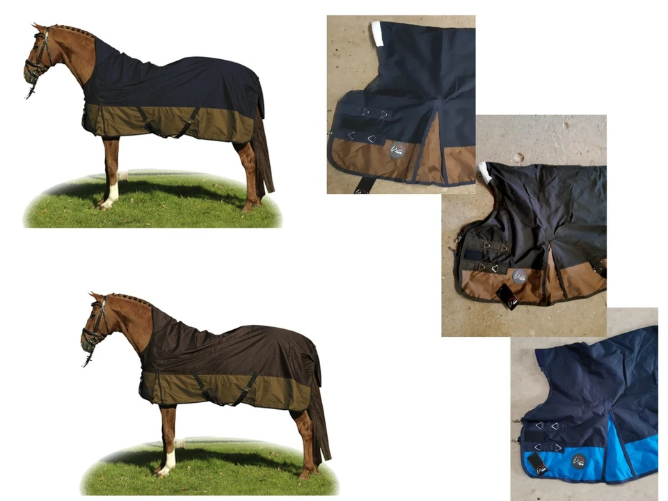 HKM Highneck Weidedecke Gr. 115 125 135 145 155 165 Regendecke mit Fleece - Bild 1 von 1