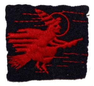 INSIGNIAS DE GORRA MILITAR BRITÁNICA, 2ª División Antiaérea Letrero de Formación, Segunda Guerra Mundial - Imagen 1 de 2