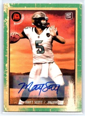 2013 Topps Turkey Red #70 Matt Scott 5/10  Rookie Auto Autographs Green - Image 1 of 2