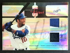 GARY SHEFFIELD 2005 Playoff Absolute Memorabilia Game-Worn/Used JSY & GLOVE /25 - Picture 1 of 4
