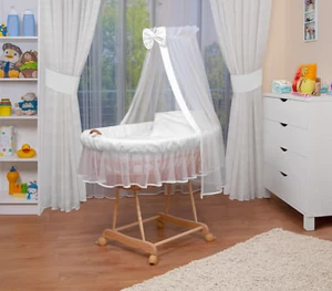 WALDIN Baby Bollerwagen,Stubenwagen,komplett mit Zubehör,XXL,Neu, Weiß - Bild 1 von 3