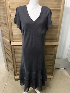 Vintage MSK Womens Fit & Flare Business Casual Dress Size 16 Maxi Party Boho Y2K - Picture 1 of 5