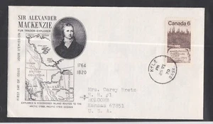CANADA 1970 MACKENZIE ROCK DEAN CHANNEL MAP FUR TRADER EXPLORER - Picture 1 of 1