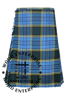Highland traditional Anderson Tartan 8 Yard Kilt - Custom Size Kilts For Men's - Image 1 of 4