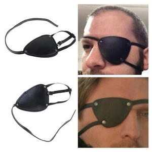 Pirate Eye Patch Supply Creative Decoration Accessory Vintage Props PU Captain - Picture 1 of 8