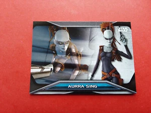 Star Wars Topps Bounty Hunters Karte Level 2 Aurra Sing B2-7 - Bild 1 von 1