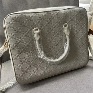 DESIGNER DANIEL DIYEPRIYE The Okiki Laptop microfiber bag - Designer NEW - - Picture 1 of 9