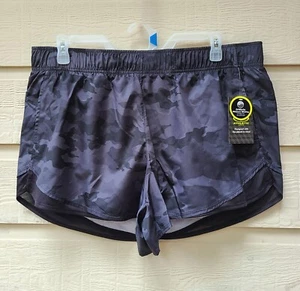 Athletic Works Size XXL (20) Women's Core Running Shorts Black Camo - Picture 1 of 10