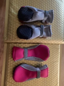4 Stück Hund Winter Regen Stiefel Haustier Anti-Rutsch Wasserdicht Schutzschuhe S/M - Bild 1 von 3
