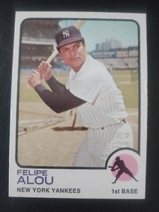 1973 Topps Set-Break #650 Felipe Alou Yankees (Centered)