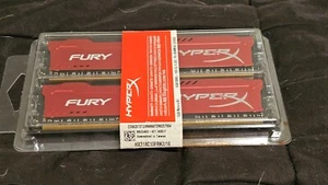 16GB Kit, 4x8GB, Kingston 16G DDR3 1333 HyperX Memory HX313C9FRK2/16 - Picture 1 of 4
