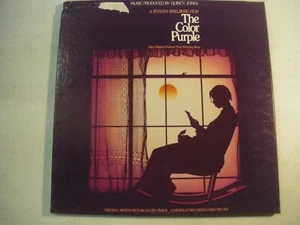 THE COLOR PURPLE Quincy Jones Soundtrack 1986 2 LP BOX SET purple vinyl - Picture 1 of 6