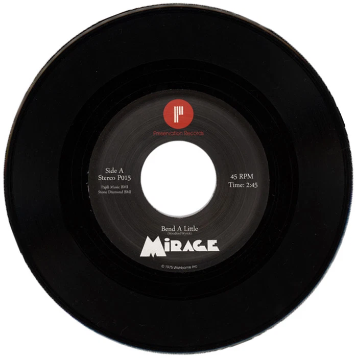 MIRAGE  "BEND A LITTLE c/w I'VE GOT THE NOTION" PR. UNRELEASED 1st PRESS - Image 1 of 1