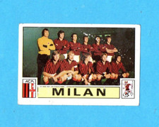 PANINI FOOTBALLERS 1975-76 - Figure No. 178 - TEAM/TEAM - MILAN - Recovered