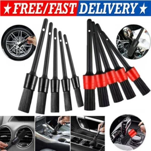 Car Detailing Brush Kit Boar Hair Vehicle Auto Interior For Wheel Clean Sets lot - Picture 1 of 22