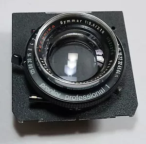 Linhof Technika Schneider Symmar 210/5.6 Lens Prontor 1 Shutter 4x5 5x7 Camera - Picture 1 of 4