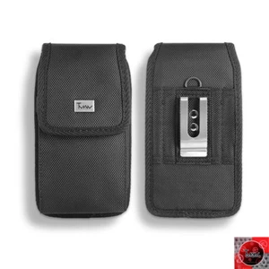 Vertical Nylon Pouch Case Belt Clip Holster For iPhone 8 Plus with OtterBox on - Picture 1 of 4