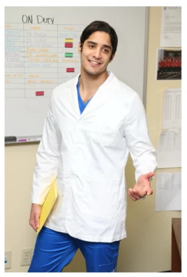 Lab coat Consultation Jacket Men's,Cotton, Tencel, Spandex, Silpure,Teflon S - Image 1 of 3