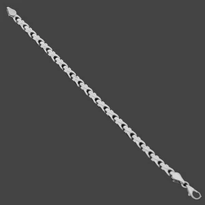 Pulsera de plata esterlina 7,5" para dama en caja de regalo - Imagen 1 de 1