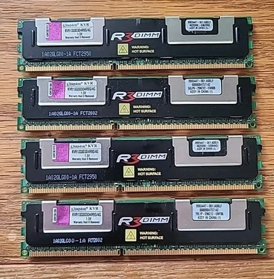 KINGSTON R3 DIMM 16GB (4x4GB) KVR1333D3D4R9S/4G. FAST SHIP - Image 1 of 4