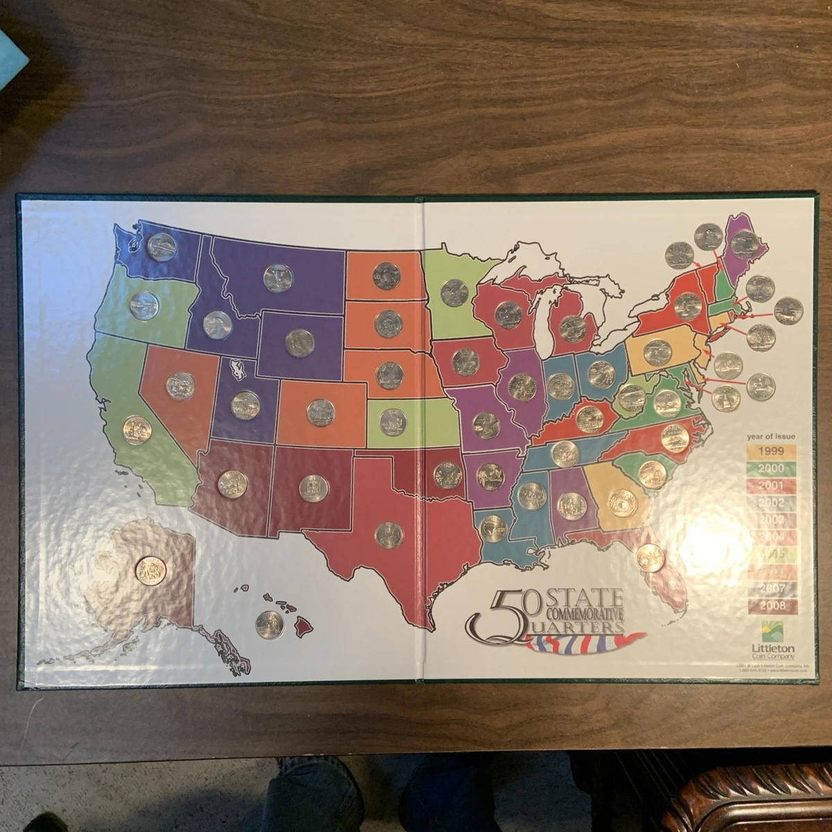 Circulated 50 State Set US State Quarters (1999-2008) for sale | eBay