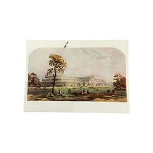 Postal exterior vintage de la Gran Exposición de 1851 en Hyde Park - Imagen 1 de 2