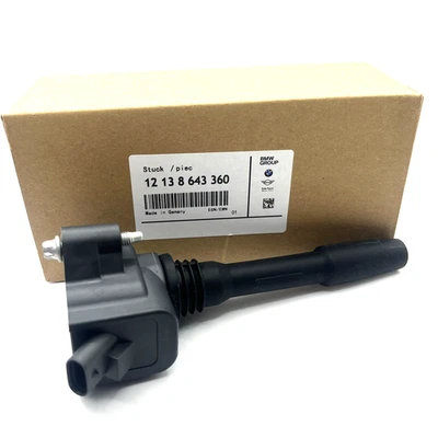 Genuine BMW MINI Ignition Coil 12138643360 OEM Eldor Fits B38 B48 B58 Engines - Image 1 of 4