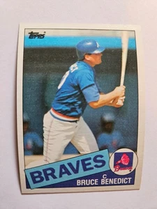 1985 TOPPS BRUCE BENEDICT #335 NM - Picture 1 of 1