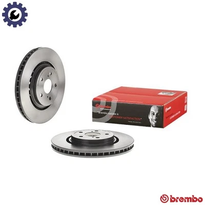 2x BRAKE DISC 09.E126.11 FOR LEXUS TOYOTA RAV/4/VAN CAMRY A25A/A25B-FXS 2.5L RX - Image 1 of 4