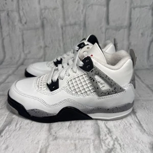 Jordan Kids 11.5c Retro OG (PS) White Cement (IB4388 100) NWOB - Picture 1 of 8