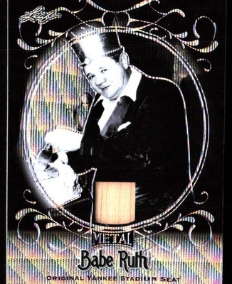 2019 Leaf Babe Ruth Collection Silver Wave 2/3 Babe Ruth #12 HOF - Image 1 of 2