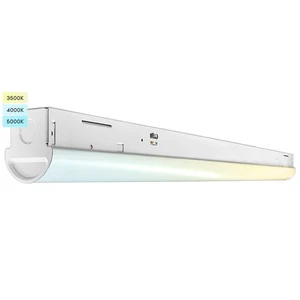 Luxrite 3FT Slim LED Shop Light 25W 3450 Lumens 3 CCT Colors Dimmable Damp Rated - Picture 1 of 7