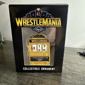 WRESTLEMANIA 41 I WAS THERE SLOT MACHINE ORNAMENT FROM WWE LAS VEGAS SUPERSTORE - Picture 1 of 5
