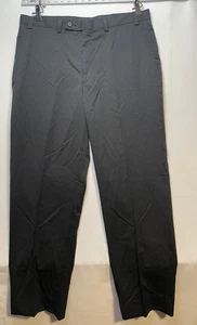 Apt. 9 pants mens 37 x 32 wool dress slacks pin stripe black white - Picture 1 of 11