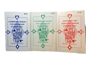 Lot of 3 Bridge Books by Shirley Silverman Xlnt Elementary Intermediate Advanced - Picture 1 of 1