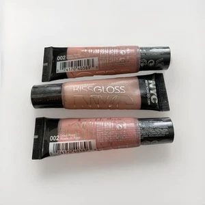 3x NYC New York Color Kiss Gloss Lip Gloss in #002 Dewy Rose (Sealed) - Picture 1 of 1