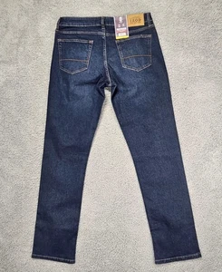 IZOD Saltwater Jeans Men's 32x32 Straight Fit Comfort Stretch Dark Wash Denim - Picture 1 of 12