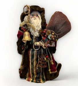 Vintage 24” Old World Santa Woodland Forest Tree Topper Or Standing Figurine - Picture 1 of 12