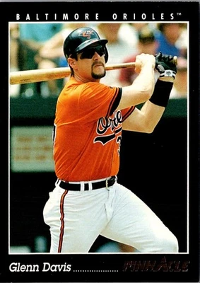 1993 Pinnacle Glenn Davis #217 Baltimore Orioles Baseball Card - Image 1 of 2