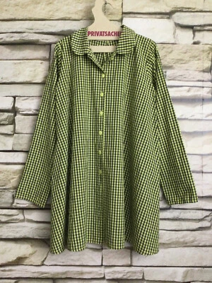 cocon.commerz PRIVATSACHEN UMGANZ Tunika aus VICHY-KARO in gelb Größe 2 - Bild 1 von 4